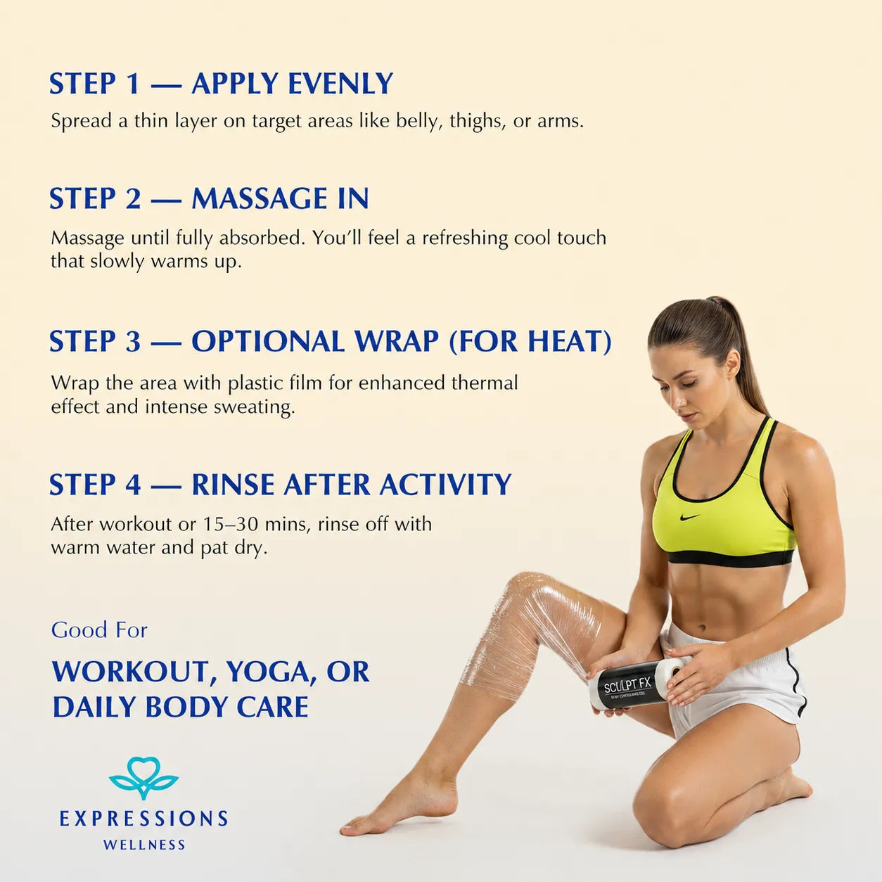 Cryo thermo gold body firming gel
