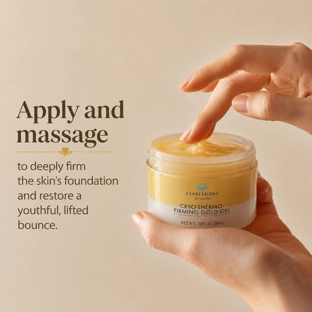 Cryo thermo gold body firming gel