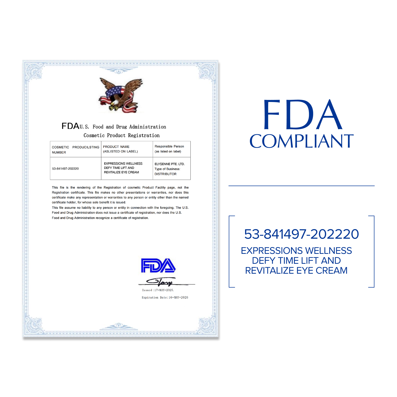 LIFT & REVITALIZE EYE CREAM