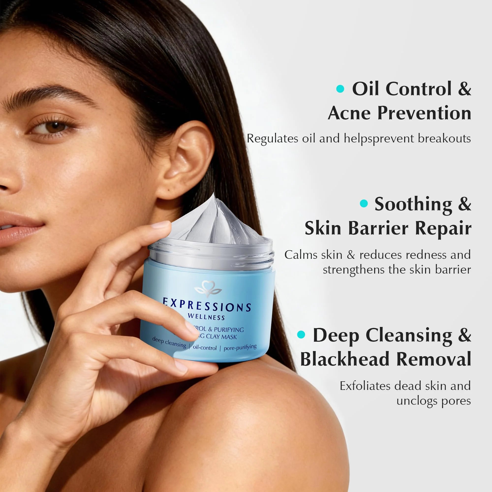 Oil-Control &amp; Purifying Cleansing Clay Mask