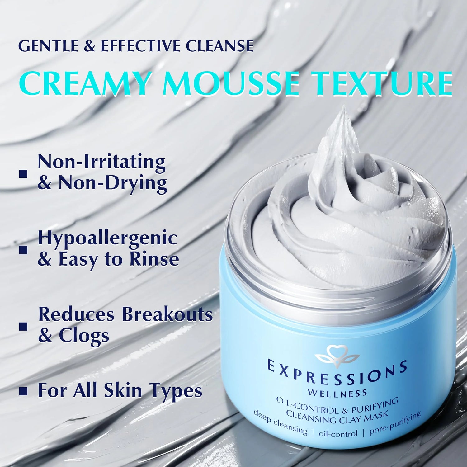Oil-Control &amp; Purifying Cleansing Clay Mask